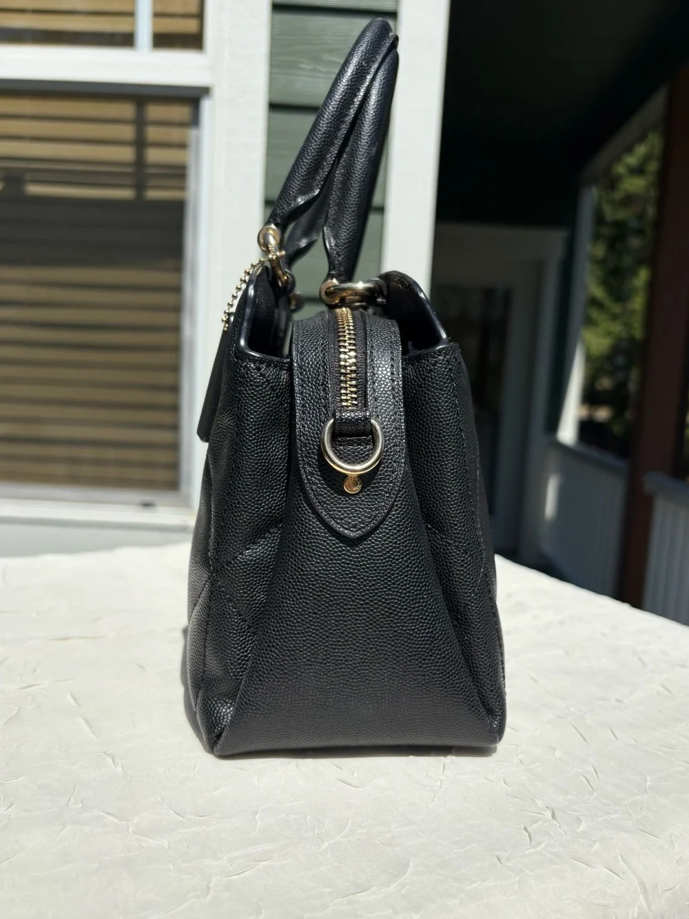 COACH Lillie Carryall Satchel With Quilting 91172